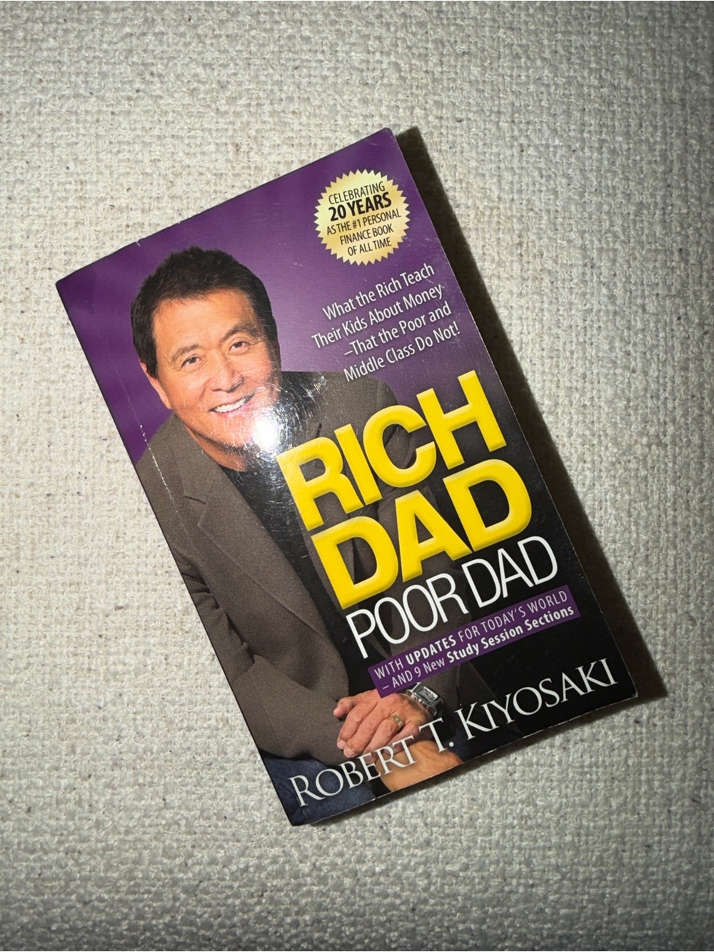 Rich Dad Poor Dad Robert Kiyosaki 20th Anniversary Edition Paperback